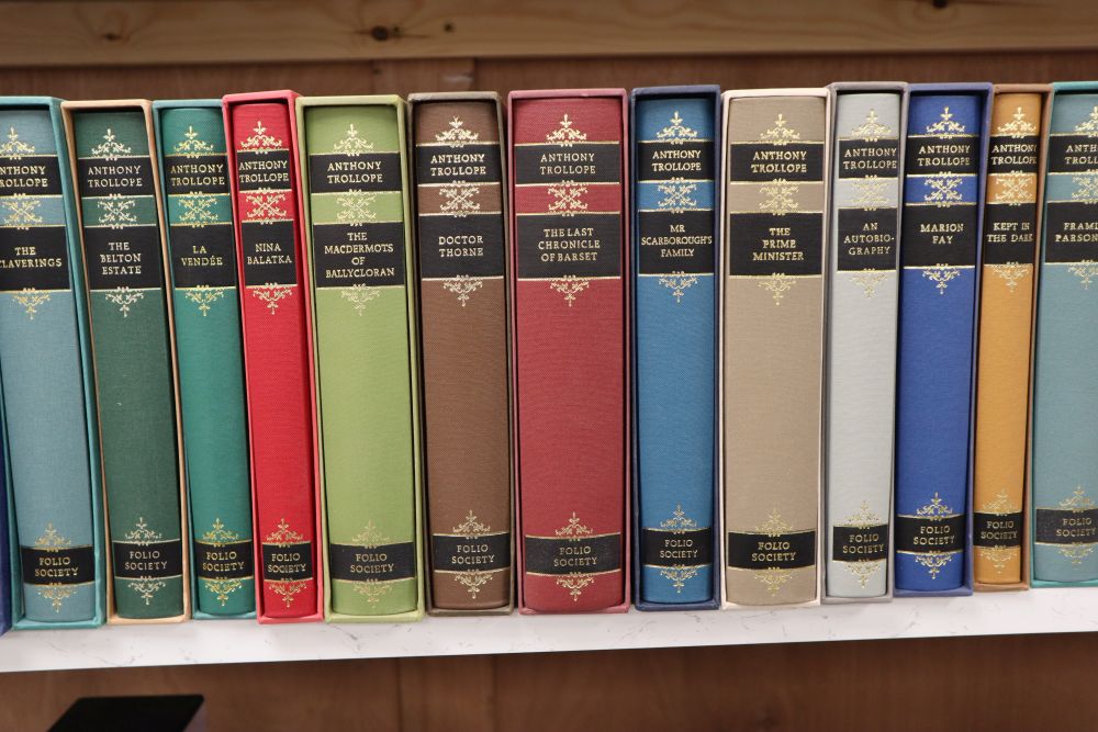 Folio Society - Trollope, Anthony, 49 vols, all in slip cases